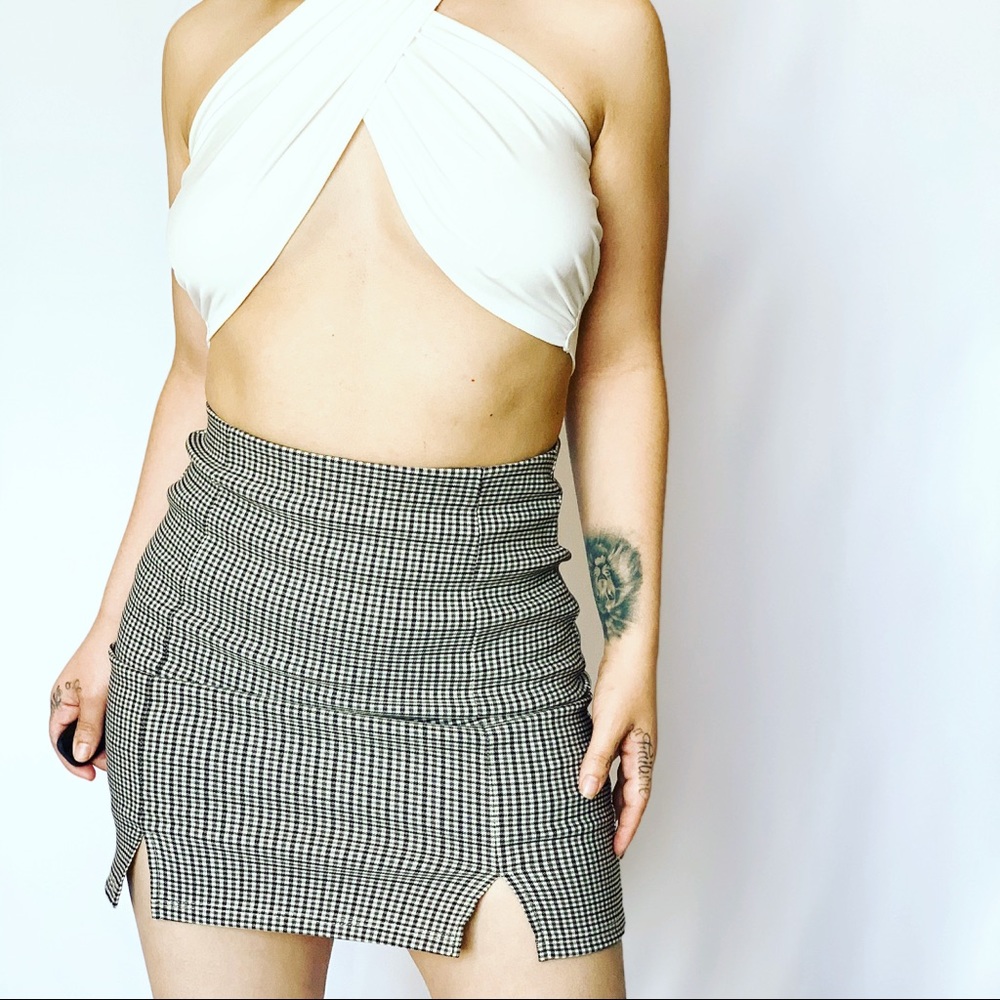 Plaid mini skirt - Picture 2 of 3